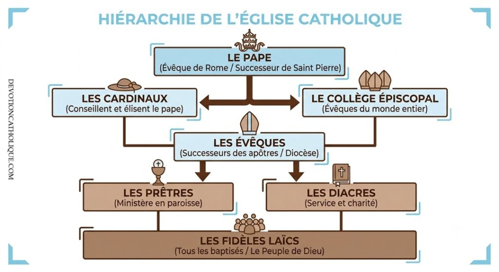 organigramme eglise catholique